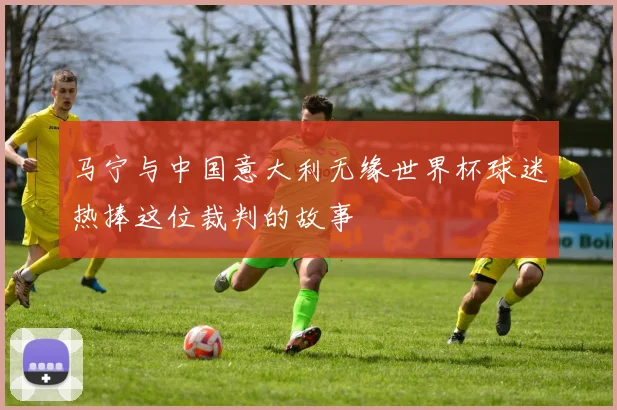 马宁与中国意大利无缘世界杯球迷热捧这位裁判的故事